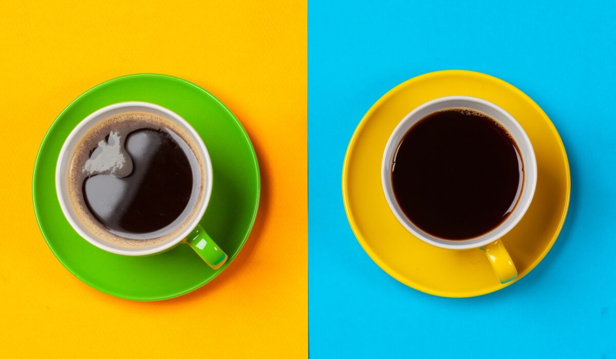 Marka Benzerliği ve Yasal Düzenlemeler: Karıştırılma İhtimali Üzerine Hukuki Değerlendirme Colorful coffee cups and saucers on colorful vibrant background