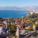 Antalya Marka Patent Tasarım Tescil Hizmetleri Aerial view of Antalya Kaleiçi, Yivli Minaret and Ottoman House